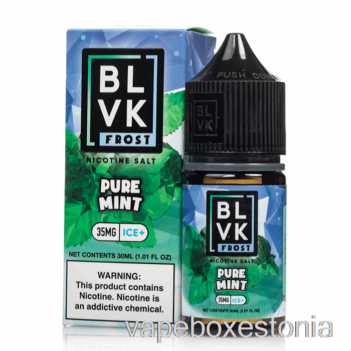 Vape Box Estonia Puhas Piparmünt - Blvk Külmasoolad - 30ml 35mg